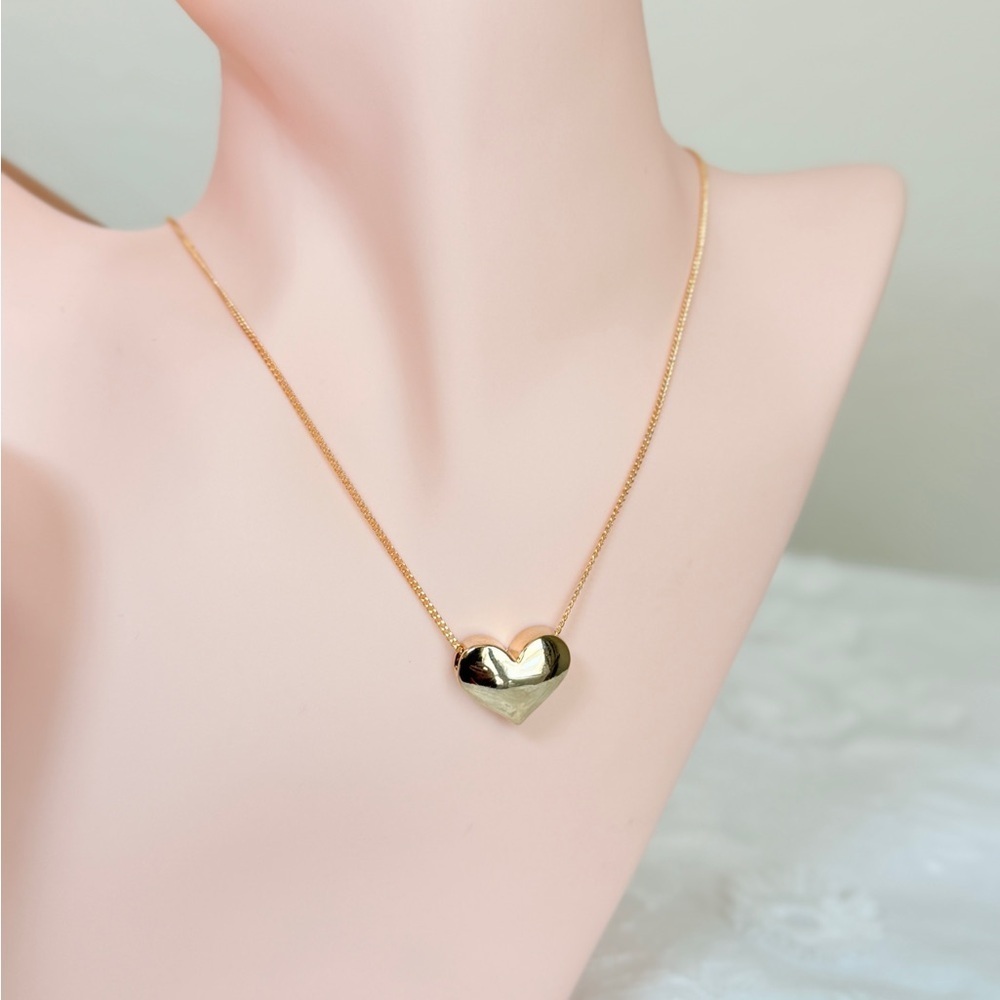 ⚜️ Gold Heart Pendant Necklace